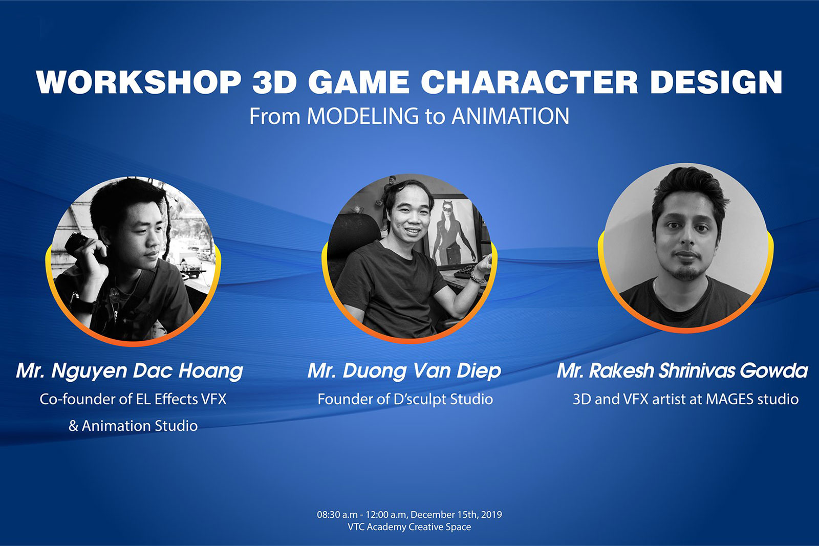 VTC Academy tổ chức workshop “3D Game Character Design” tại Hà Nội