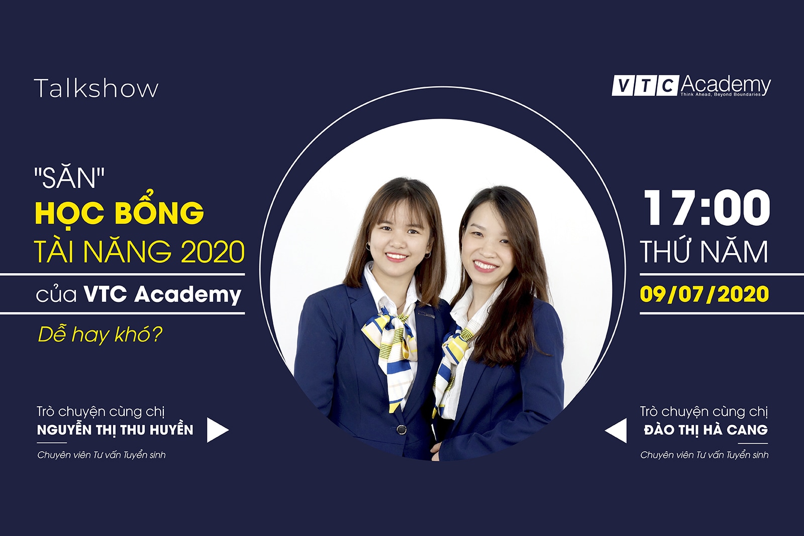 Talkshow “Săn học bổng tài năng 2020: Dễ hay khó?”