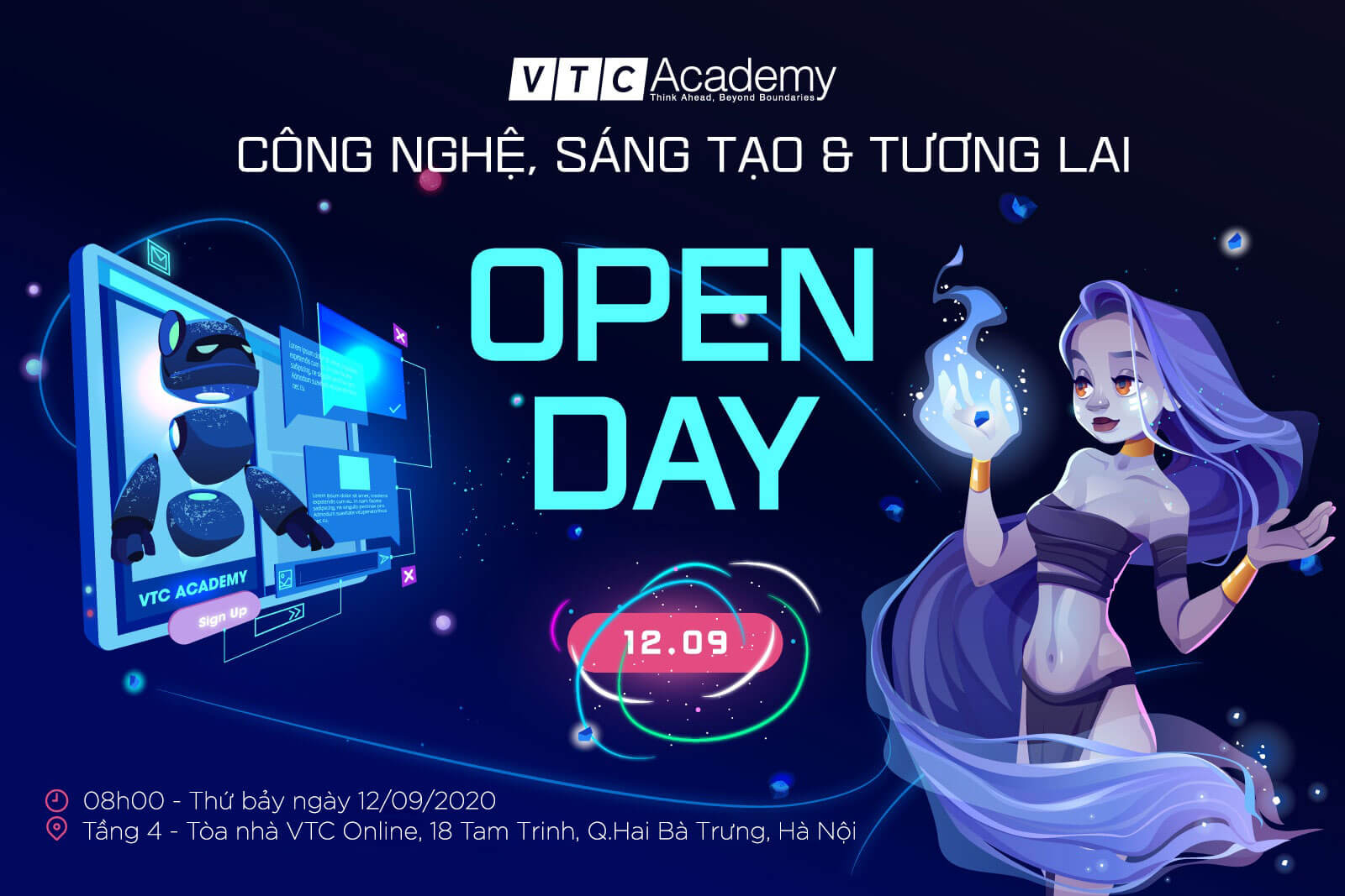Sự kiện “Open Day: Công nghệ, Sáng tạo và Tương lai” tại Hà Nội