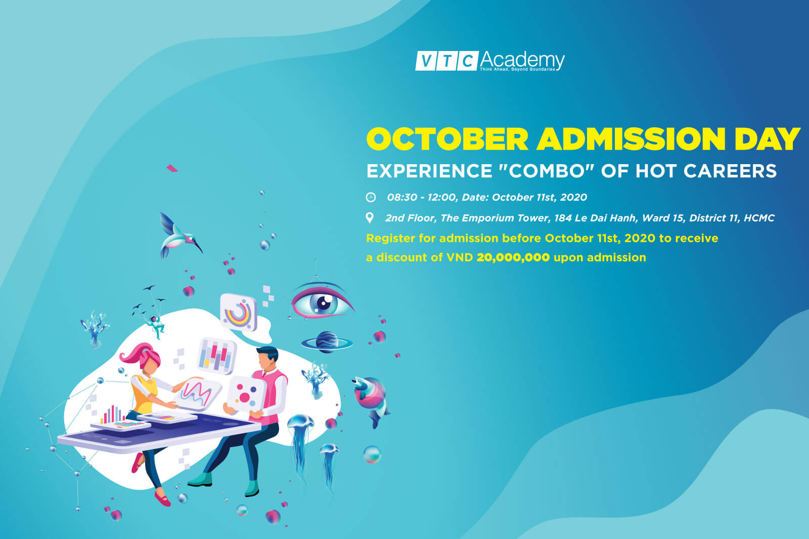 Event “October 2020 Admission Day” at VTC Academy HCMC