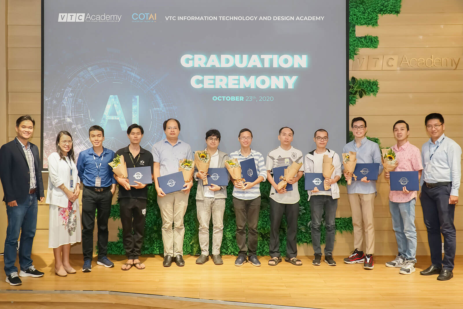 VTC Academy tổ chức lễ tốt nghiệp lớp AI Practitioner và lớp AI Specialist tại TP.HCM