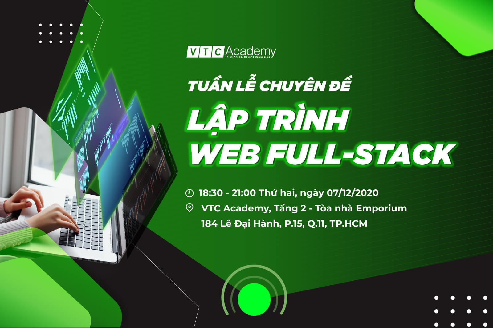 Tuần lễ chuyên đề Lập trình Web Full-stack tại TP.HCM