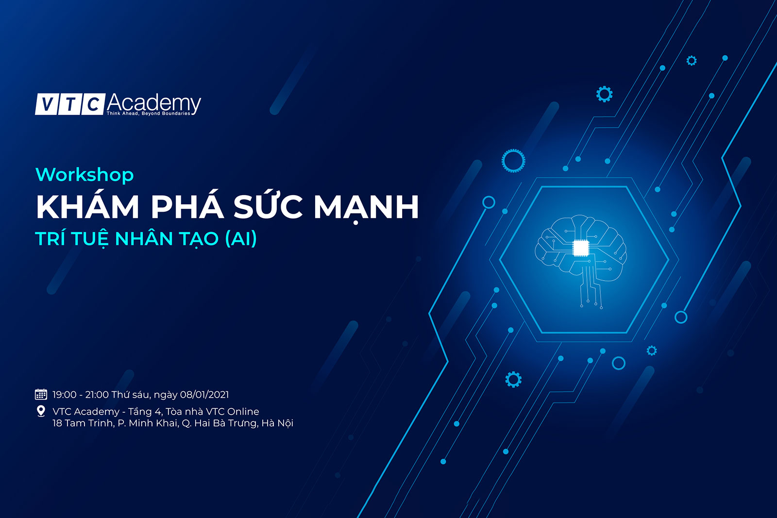 Workshop Khám phá sức mạnh Trí tuệ nhân tạo tại Hà Nội