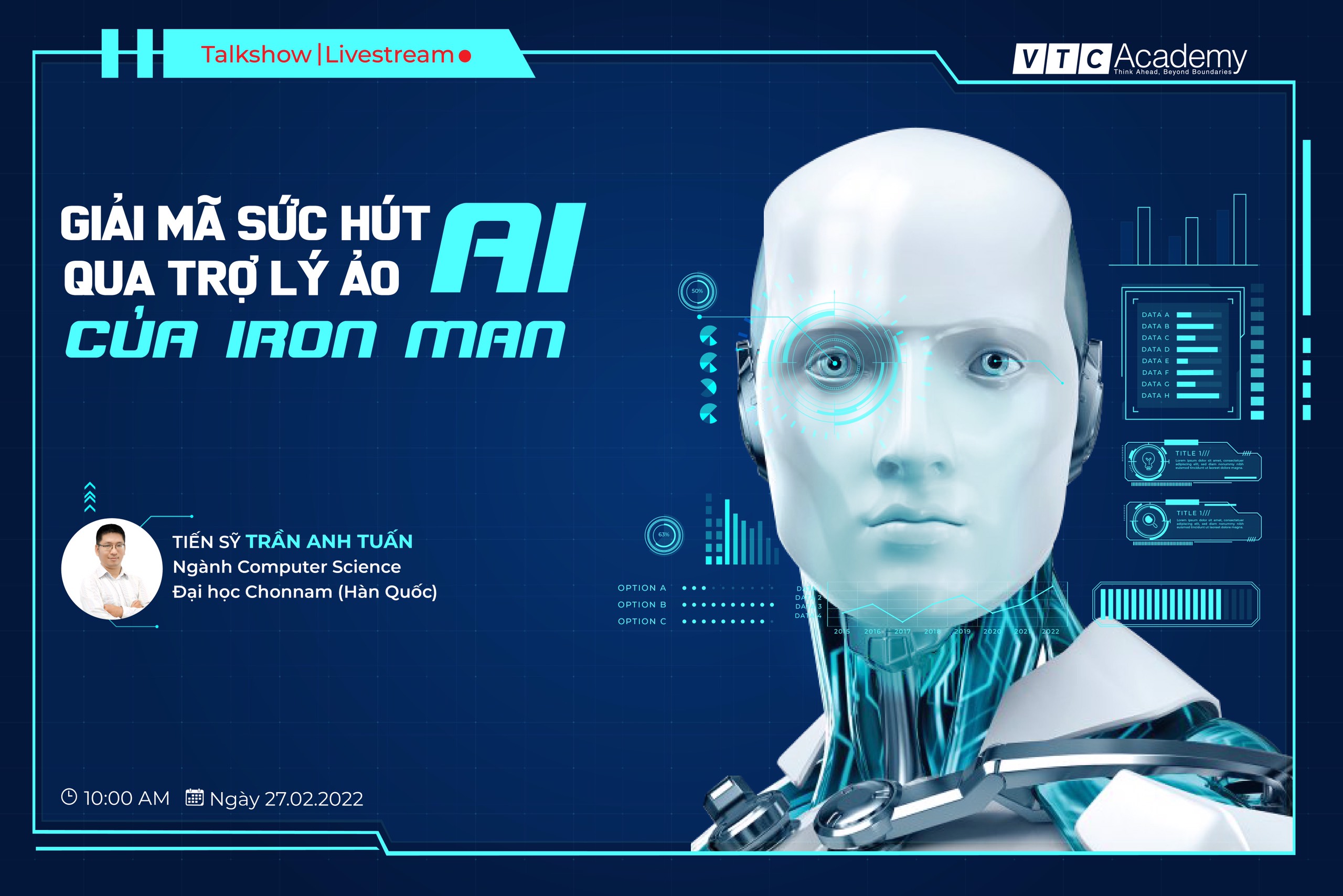 Talkshow trực tuyến: “Giải mã sức hút AI qua trợ lý ảo của Iron Man”