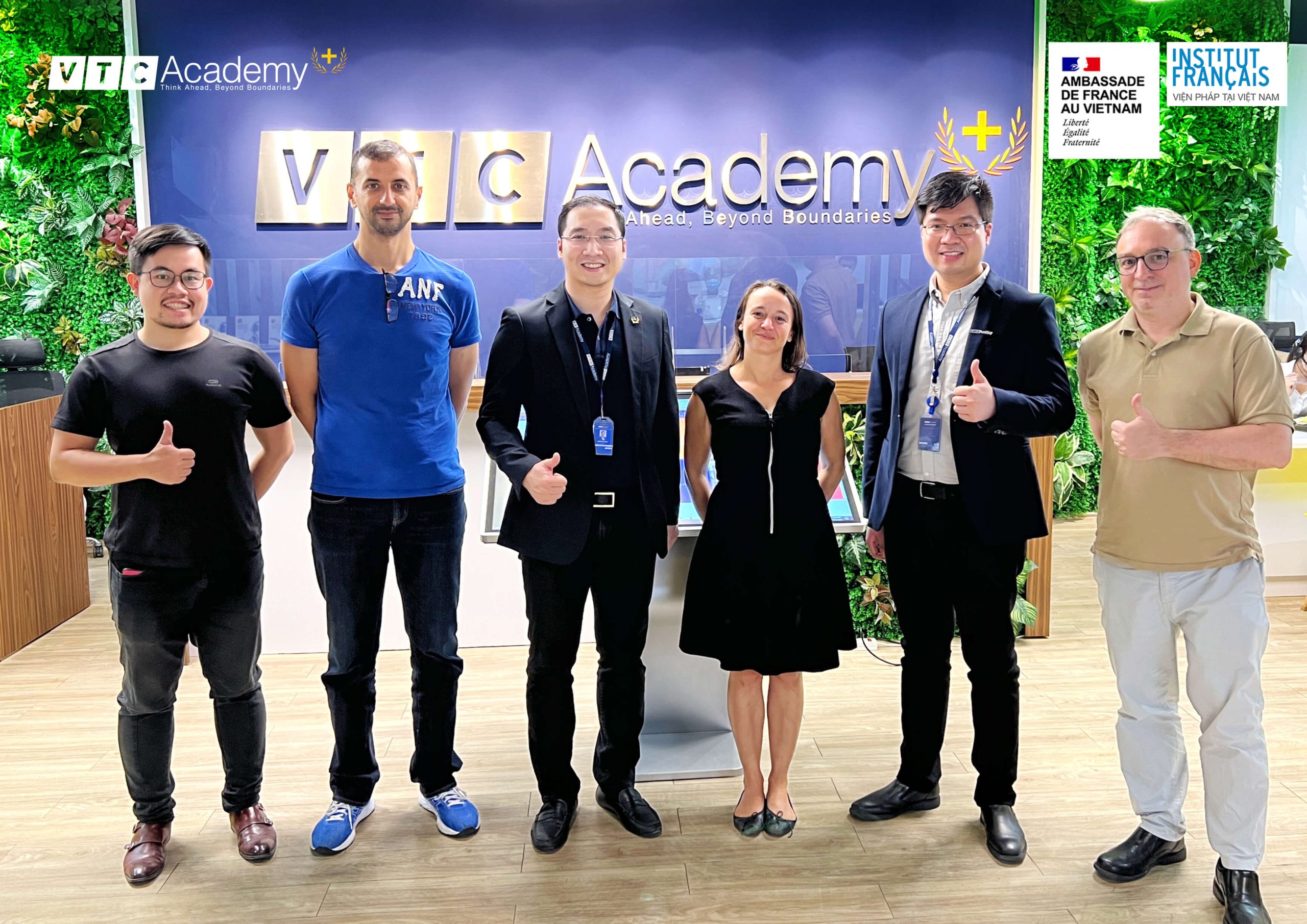 Vinh dự chào đón đoàn đại diện Đại sứ quán Pháp và Viện Pháp (IFV) đến giao lưu cùng học viện VTC Academy