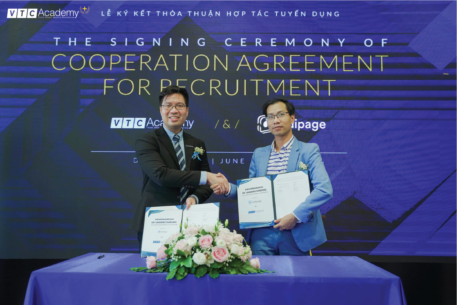 VTC Academy ký kết hợp tác tuyển dụng với Công ty Cổ phần Công nghệ LadiPage Việt Nam