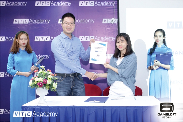 VTC Academy và Gameloft ký kết hợp tác tuyển dụng