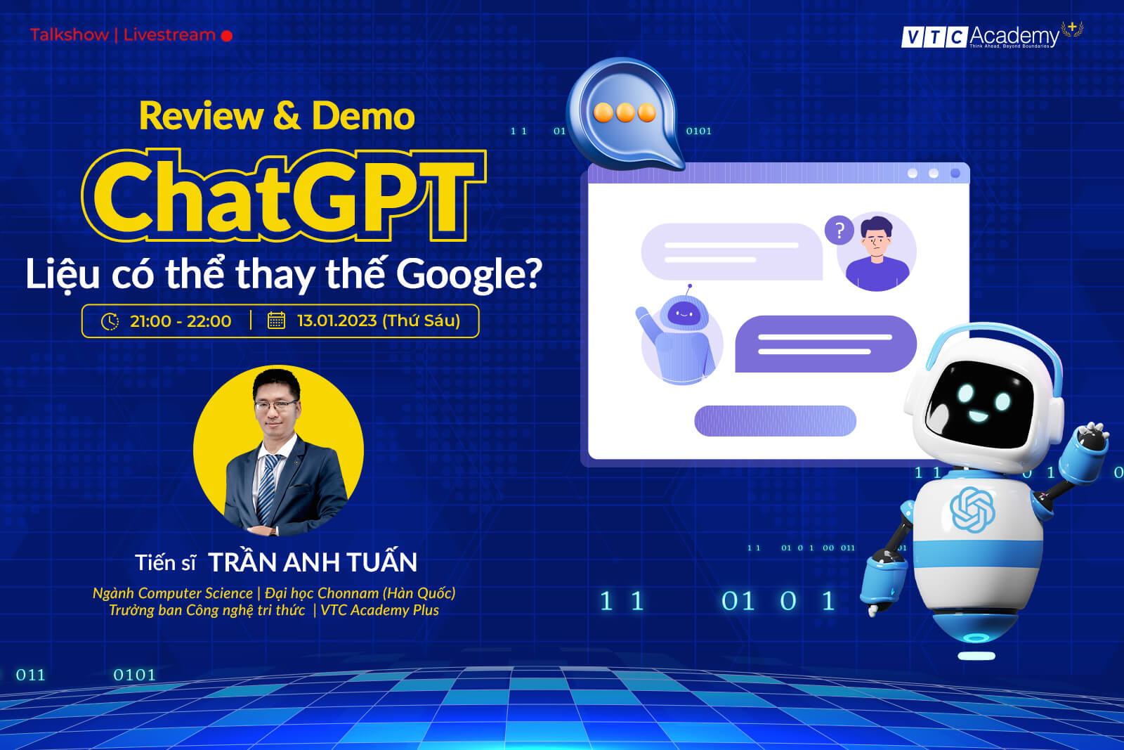 Talkshow | Review và Demo ChatGPT: Liệu có thể thay thế Google?