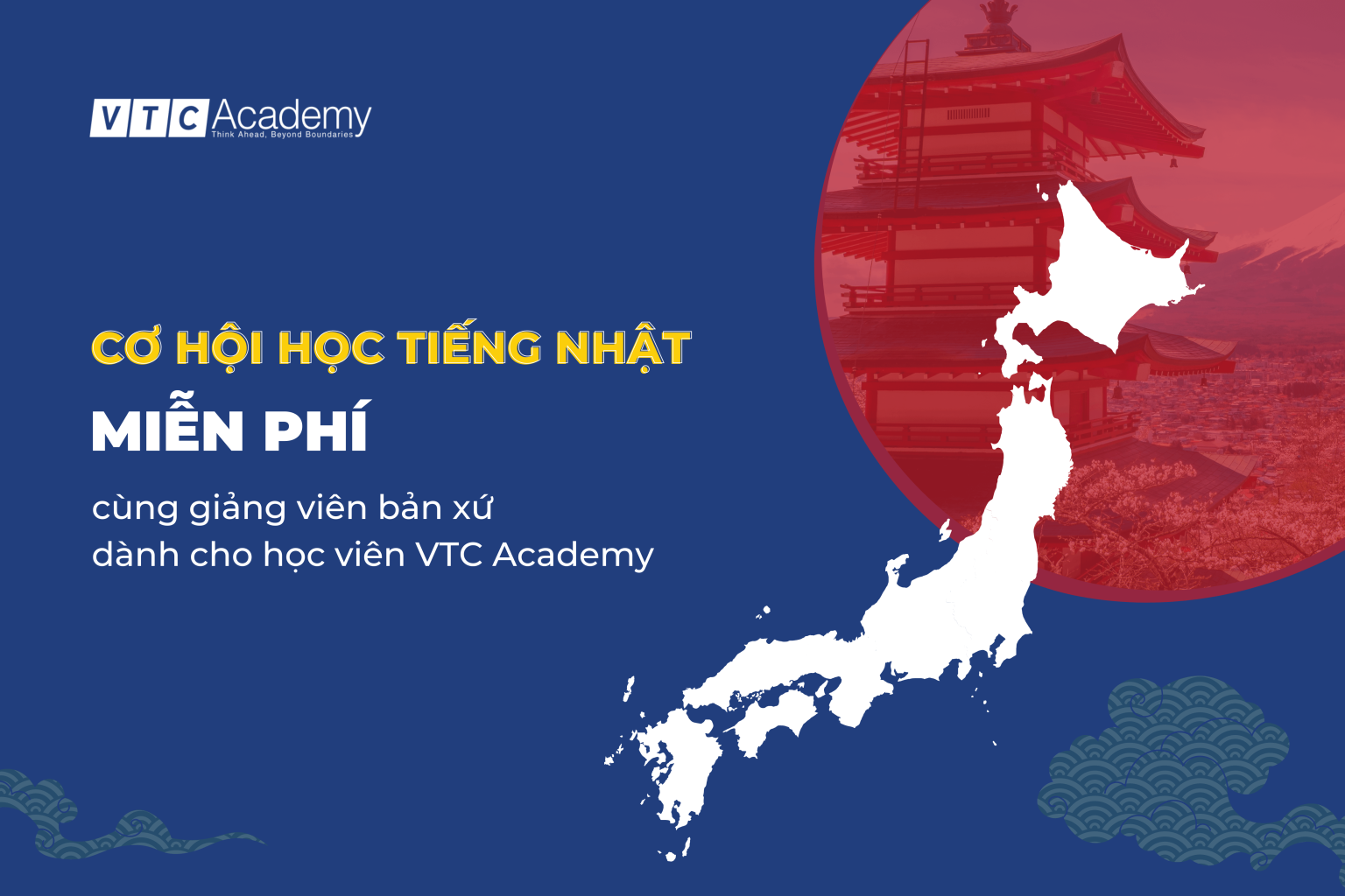 Tặng khóa học tiếng Nhật miễn phí 100% dành riêng cho học viên VTC Academy: Lớp học thú vị và trực tiếp với giảng viên người Nhật